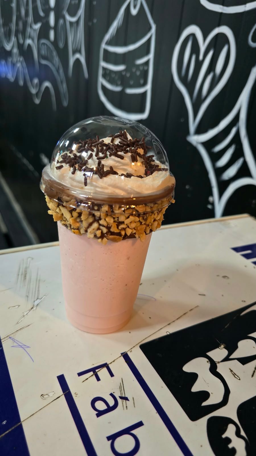 Batido con maní